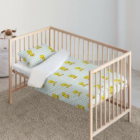 Bettbezug für Babybett Piolín Vichy 115 x 145 cm