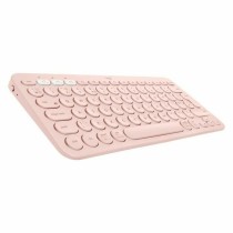 Keyboard Logitech K380 French AZERTY Pink AZERTY