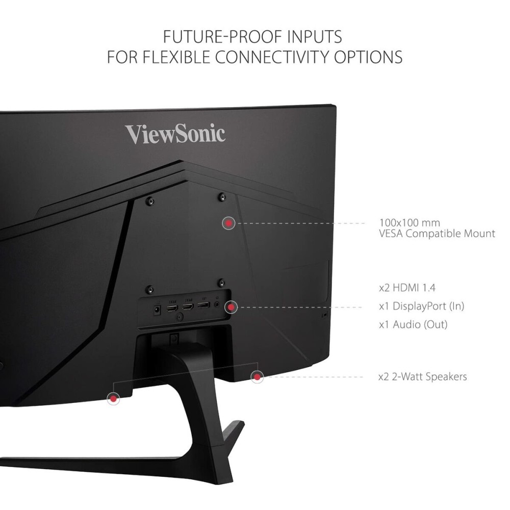 Écran ViewSonic VX2418C 23,6" TFT LCD AMD FreeSync 165 Hz