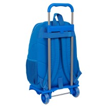 Schulrucksack mit Rädern R. C. Deportivo de La Coruña Blau 32 x 44 x 16 cm