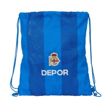 Rucksacktasche mit Bändern R. C. Deportivo de La Coruña Blau 35 x 40 x 1 cm