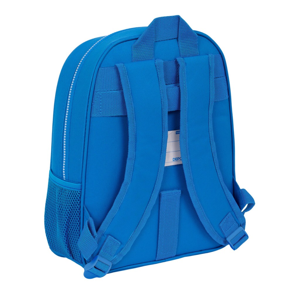 Schulrucksack R. C. Deportivo de La Coruña Blau 27 x 33 x 10 cm