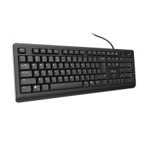 Clavier Trust Primo Qwerty portugais Noir