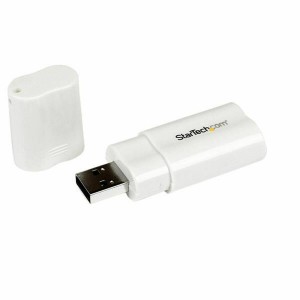 Carte Son Externe USB Startech ICUSBAUDIO Blanc