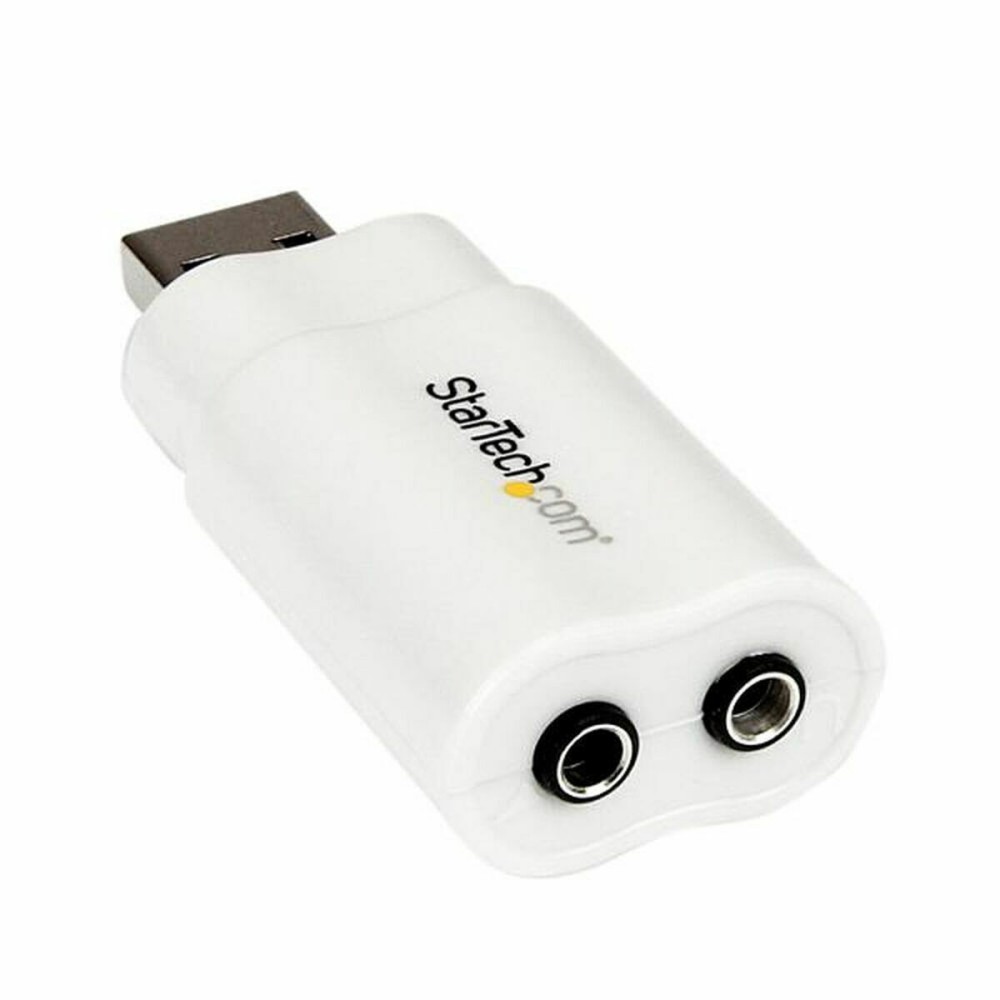 Carte Son Externe USB Startech ICUSBAUDIO Blanc