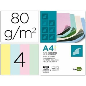 Papierwaren-Set Liderpapel PC53 Bunt 100 Blatt