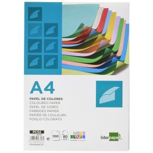 Ensemble de Papeterie Liderpapel PC52 Multicouleur 100 Volets