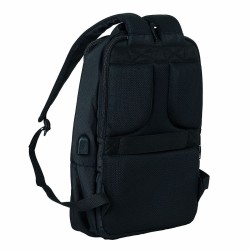 Laptop- und Tablet-Rucksack mit USB-Anschluss Capitán América Schwarz