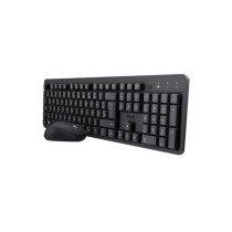 Tastatur mit Maus Trust 25356 Schwarz Qwerty Spanisch