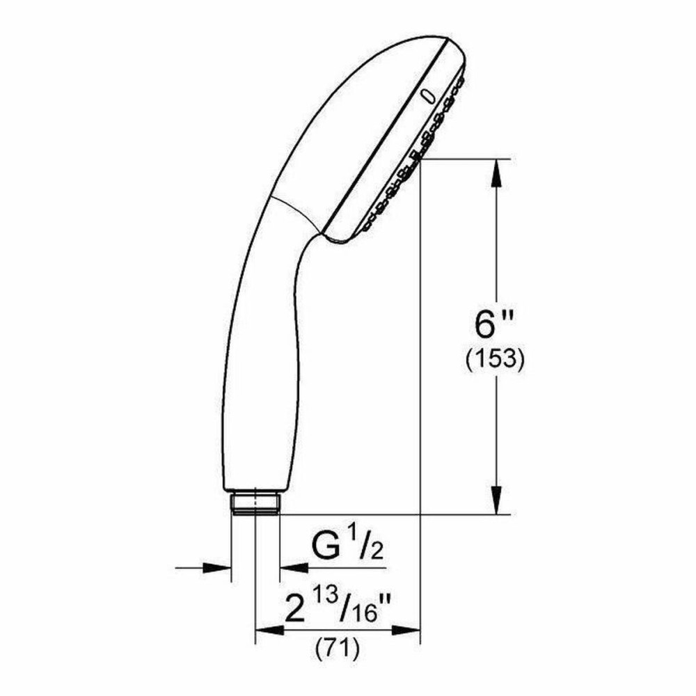 Duschkopf Grohe Tempesta 100 Verchromt