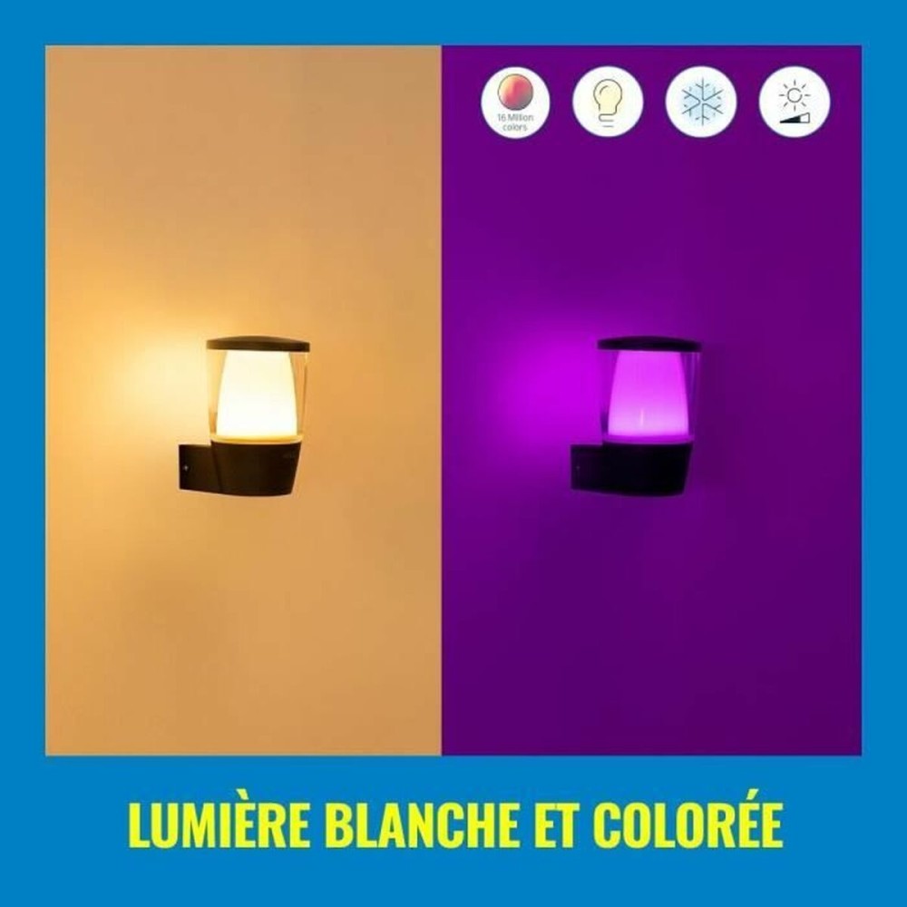 Wall Light Wiz Black Metal Plastic 950 Lm