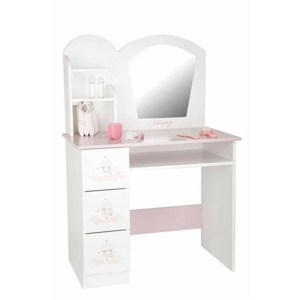 Coiffeuse Arias Firenze Blanc Bois 36 x 65 x 95 cm Enfant