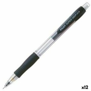 Portemines Pilot Super Grip Noir 0,5 mm (12 Unités)