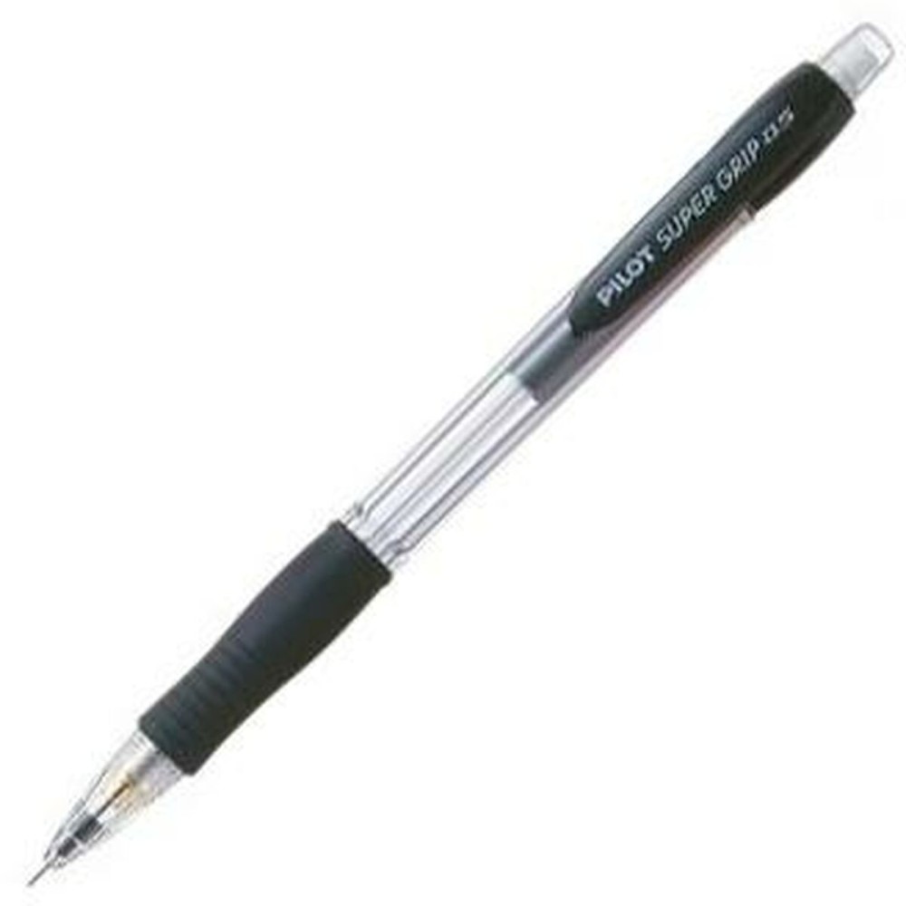 Druckbleistift Pilot Super Grip Schwarz 0,5 mm (12 Stück)