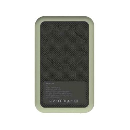 Power Bank with Wireless Charger Kreafunk Olive 5000 mAh