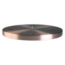 Wall Clock Versa 18560231 Copper Metal Aluminium 4 x 35,5 x 35,5 cm