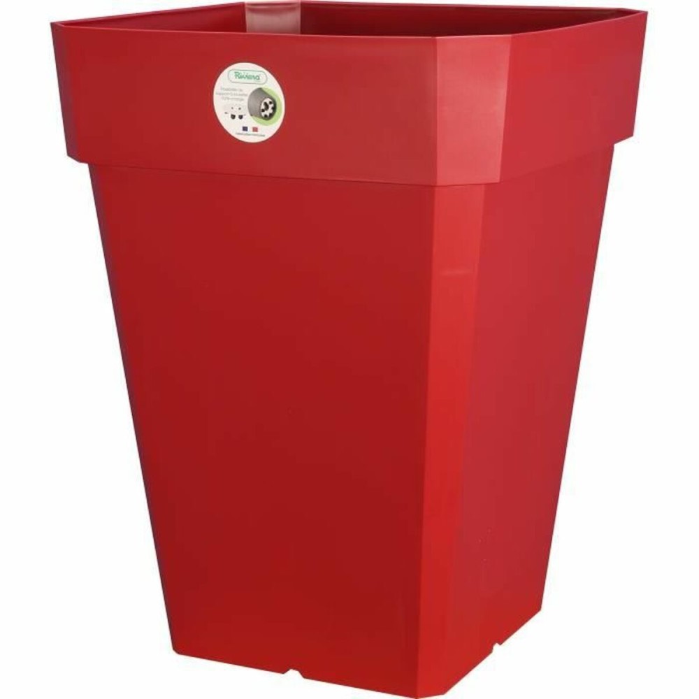 Plant pot Riviera Soleilla Squared Red 40 x 40 cm