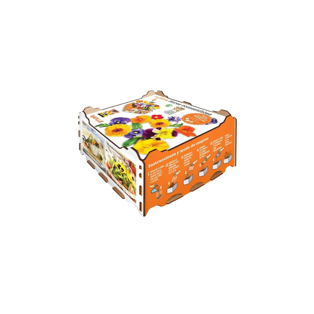 Set de culture Batlle Fleurs Comestible 19 x 19 x 10 cm