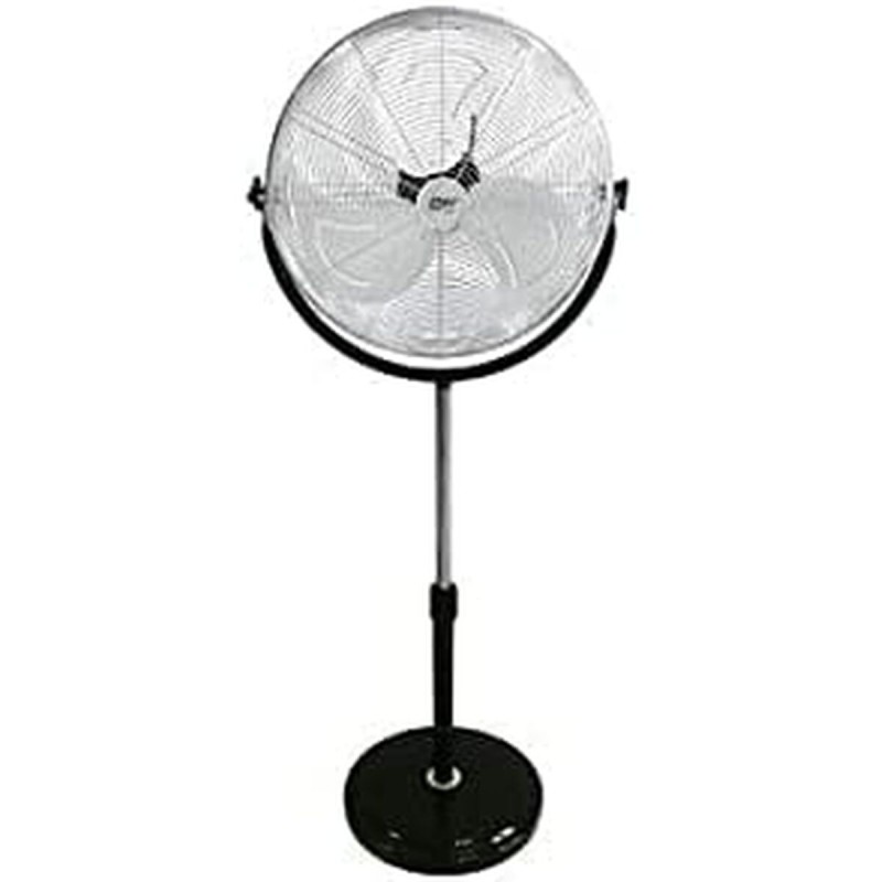 Freestanding Fan EDM 33939 Black Silver 120 W industrial