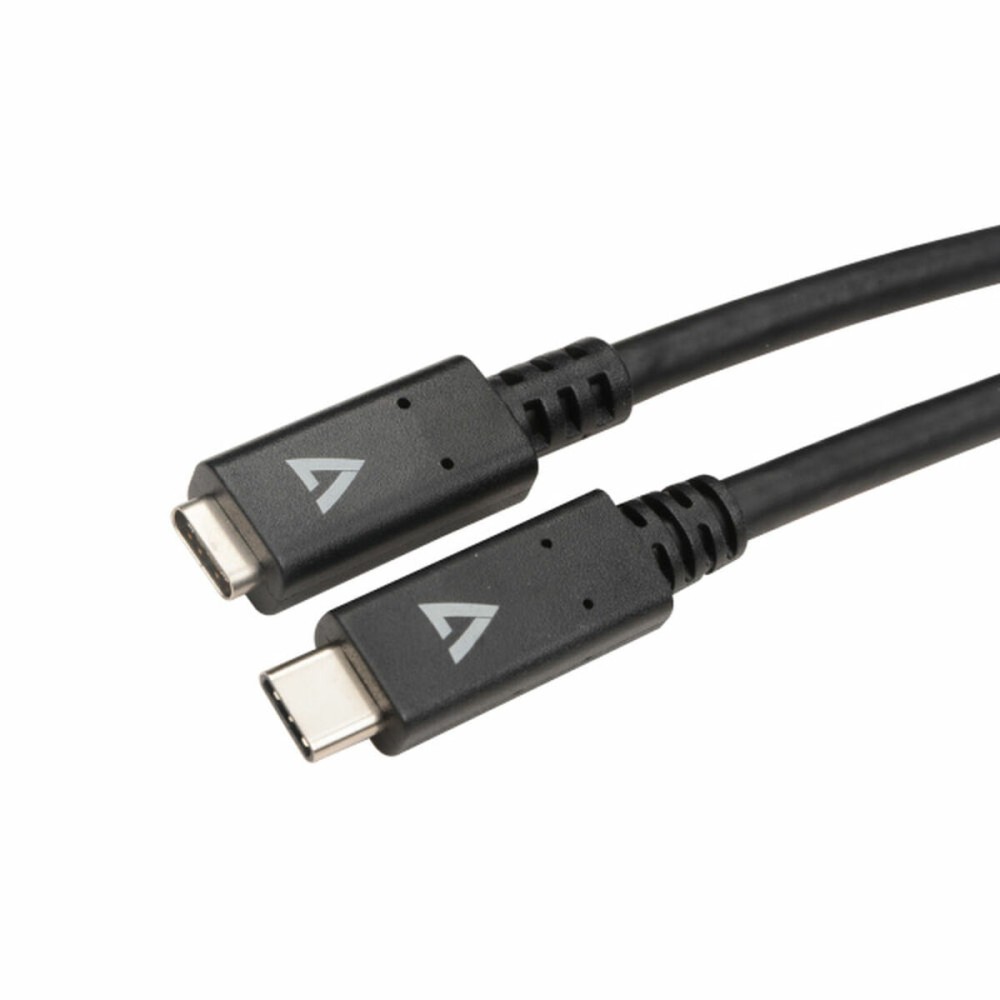 USB-C Cable V7 9743695000 Black 2 m