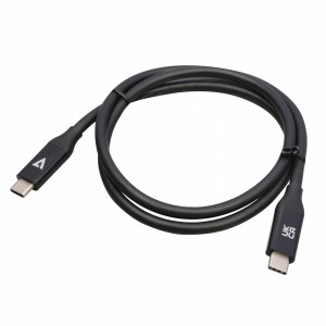 Cable Micro USB V7 V7USB4-80CM Black 0,8 m