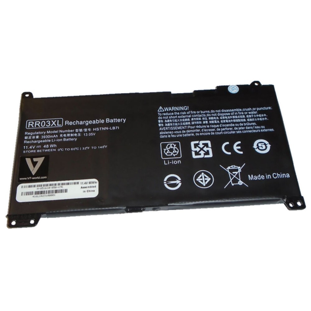 Laptop Battery V7 H-851610-850-V7E Black 45 Wh 3930 mAh