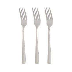 Gabel-Set Kinvara KT190017-2 Silberfarben Edelstahl 2,5 x 21,3 x 0,3 cm (12 Stück)