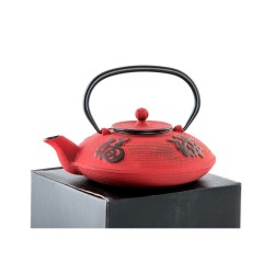 Teapot DKD Home Decor Red 800 ml