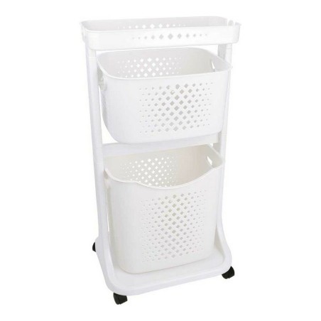 Clothes Trolley Kipit TP-748-1 White Plastic