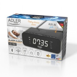 Radio-réveil Adler AD 1192b Blanc Noir