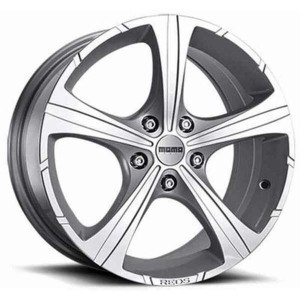 Car Wheel Rim MOMO Black Knight Silver ET40