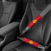 Seat Belt Pads MOMO MOMLSHP001R Red