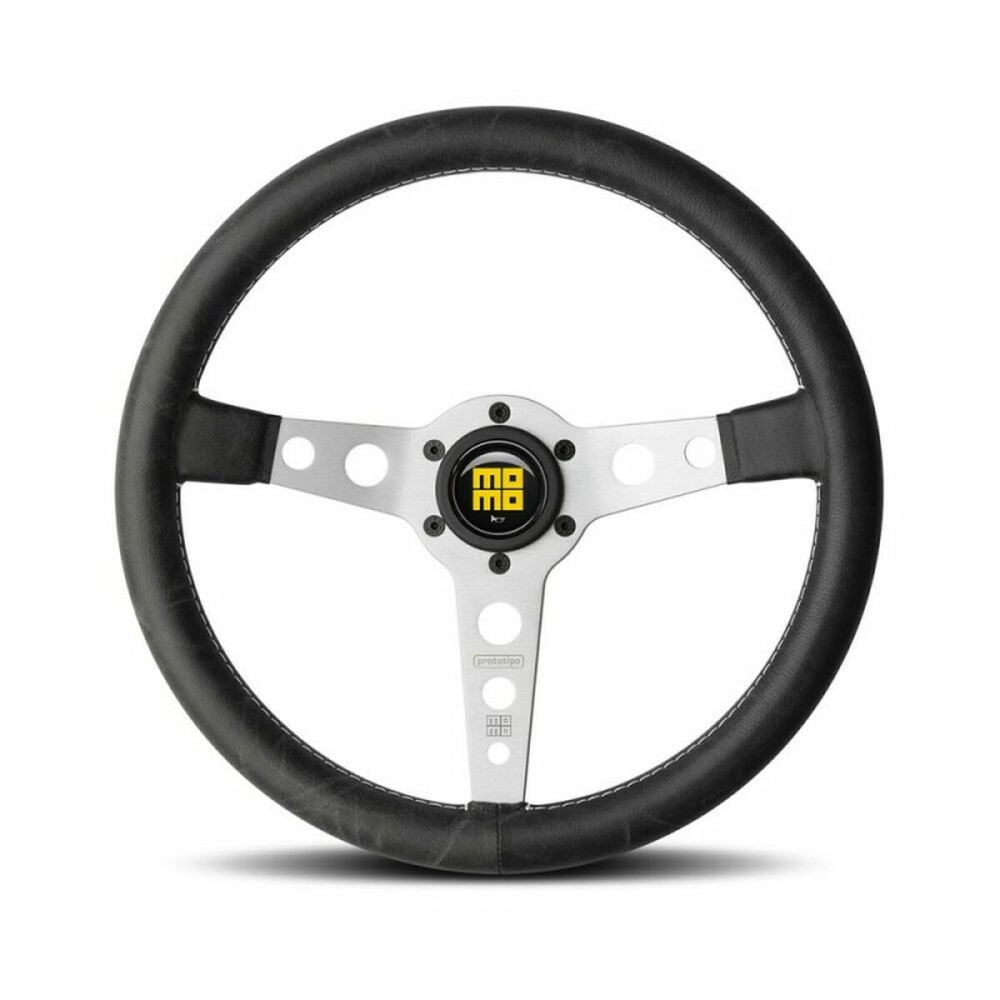 Racing Steering Wheel MOMO MOMVPROHERIT35SR Black Ø 35 cm