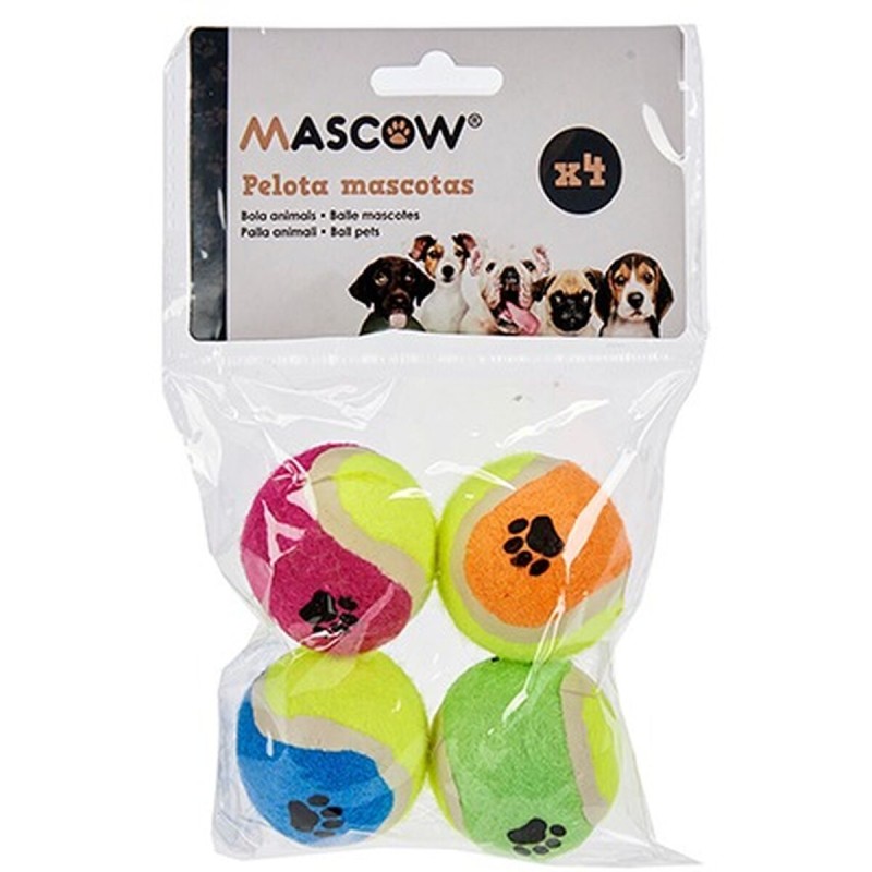 Hundespielzeug Ball Bunt Ø 4,5 cm Polyäthylen Polypropylen ABS (12 Stück)