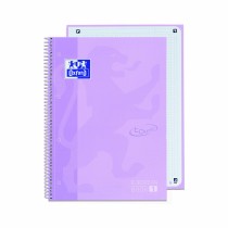 Notebook Oxford European Book Light mauve A4 A4+ 80 Sheets 5 Pieces