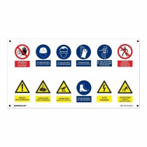 Schild Normaluz Obra múltiple PVC