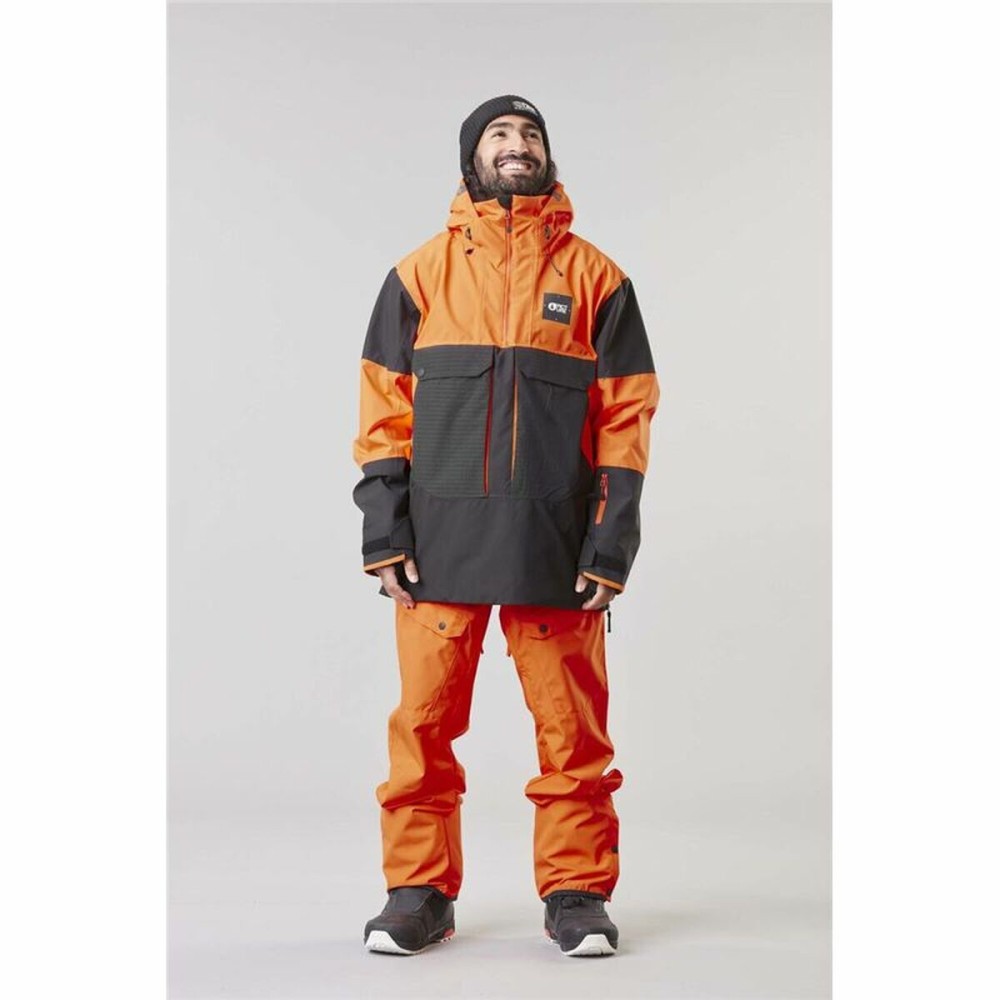 Ski Jacket Picture Anton Orange Men