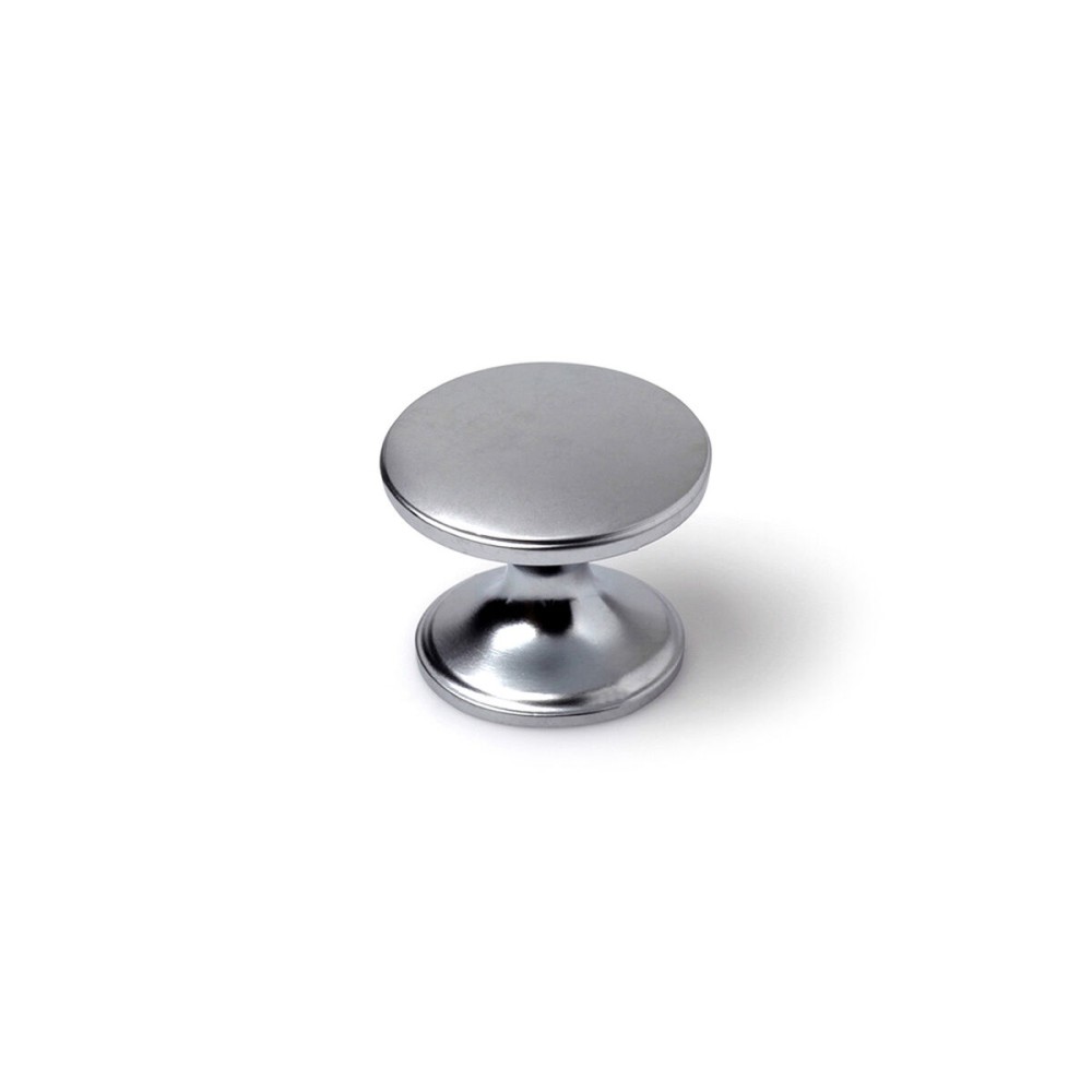 Doorknob Rei 756 Silver Metal Ø 33 x 27 mm 4 Pieces