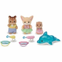 Dolls House Accessories Sylvanian Families 5749 Nursery Friends Pool Fun trio