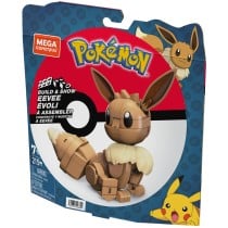 Personnage articulé Mega Construx  Eevee Medium + 7 Ans 215 Pièces