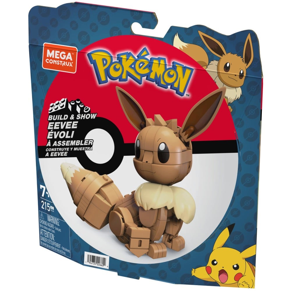 Figur mit Gelenken Mega Construx  Eevee Medium + 7 Jahre 215 Stücke