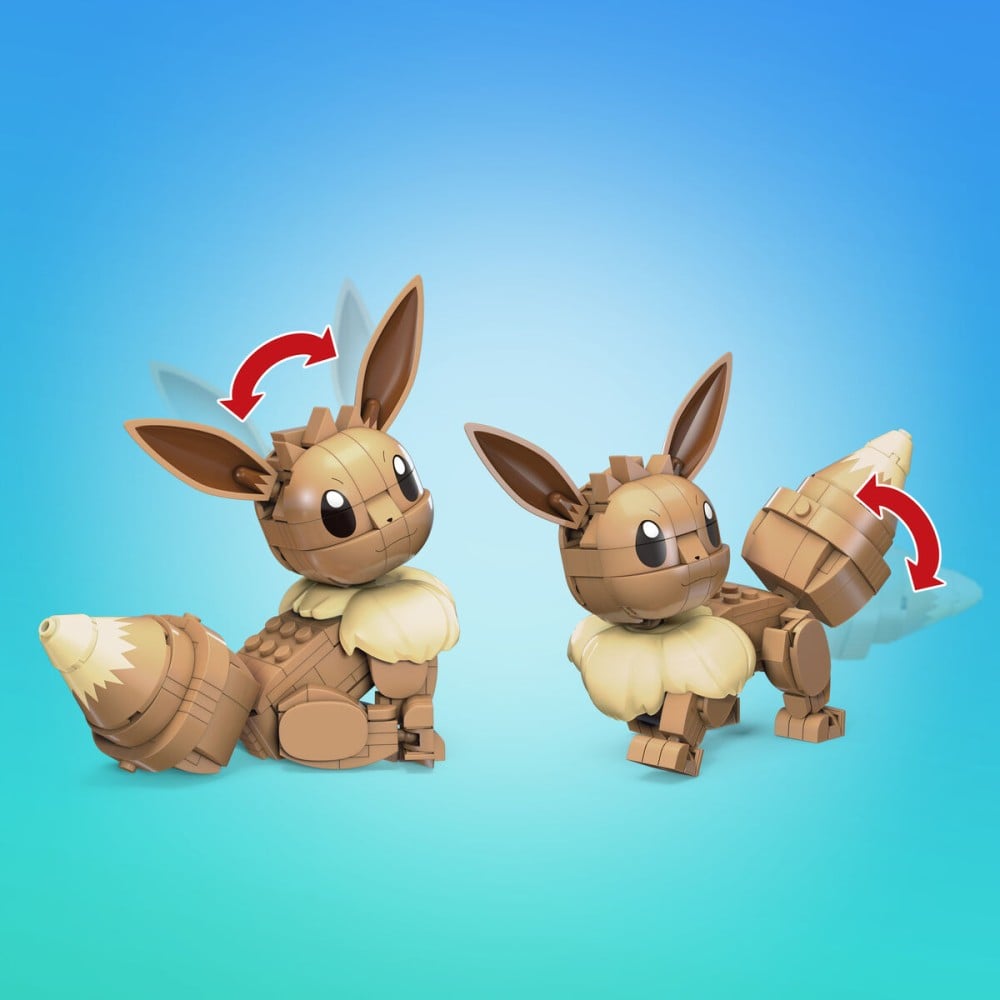 Figur mit Gelenken Mega Construx  Eevee Medium + 7 Jahre 215 Stücke