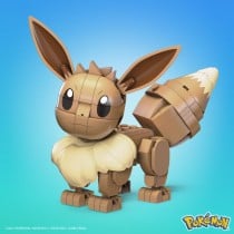 Personnage articulé Mega Construx  Eevee Medium + 7 Ans 215 Pièces