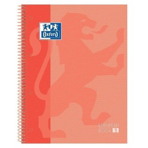 Notebook Oxford European Book 1 Peach A4 A4+ 80 Sheets 5 Pieces