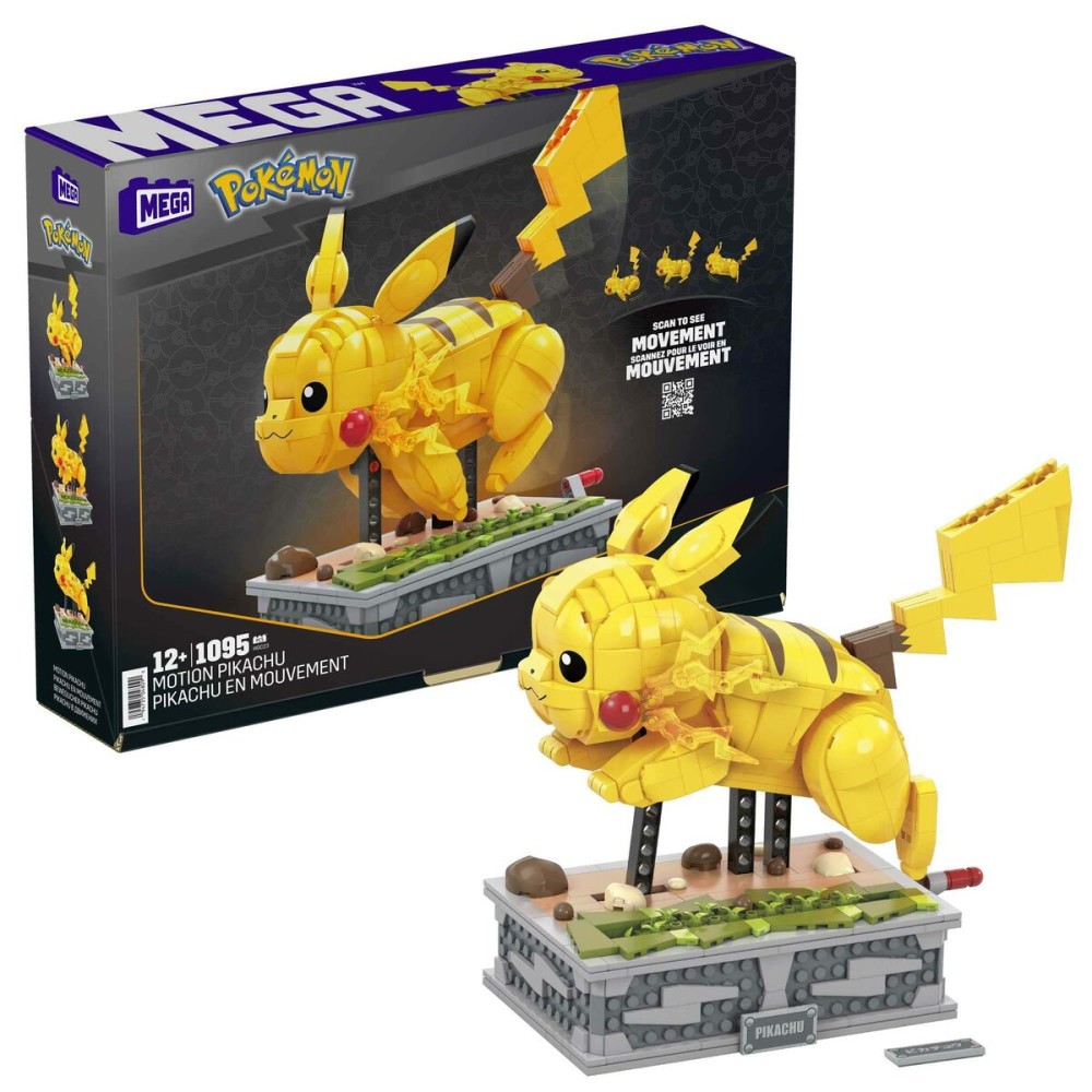 Construction kit Pokémon Mega Construx - Motion Pikachu 1095 Pieces