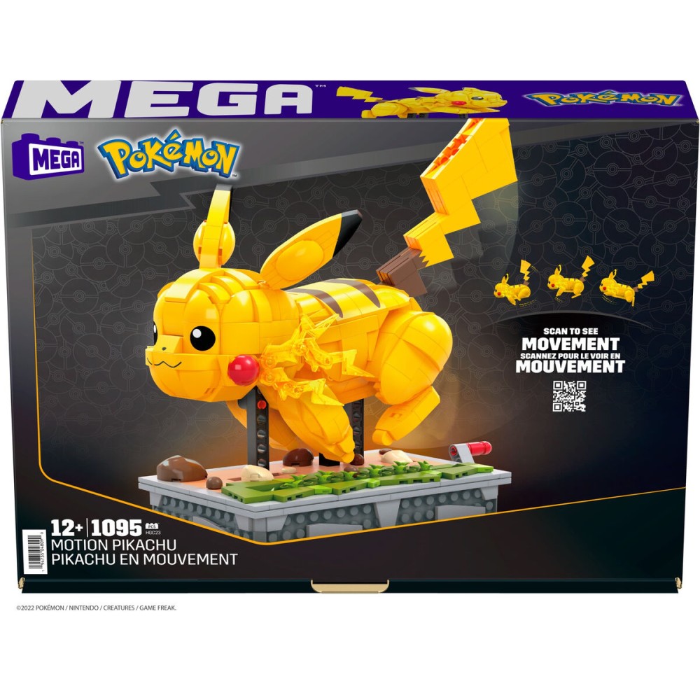 Construction kit Pokémon Mega Construx - Motion Pikachu 1095 Pieces