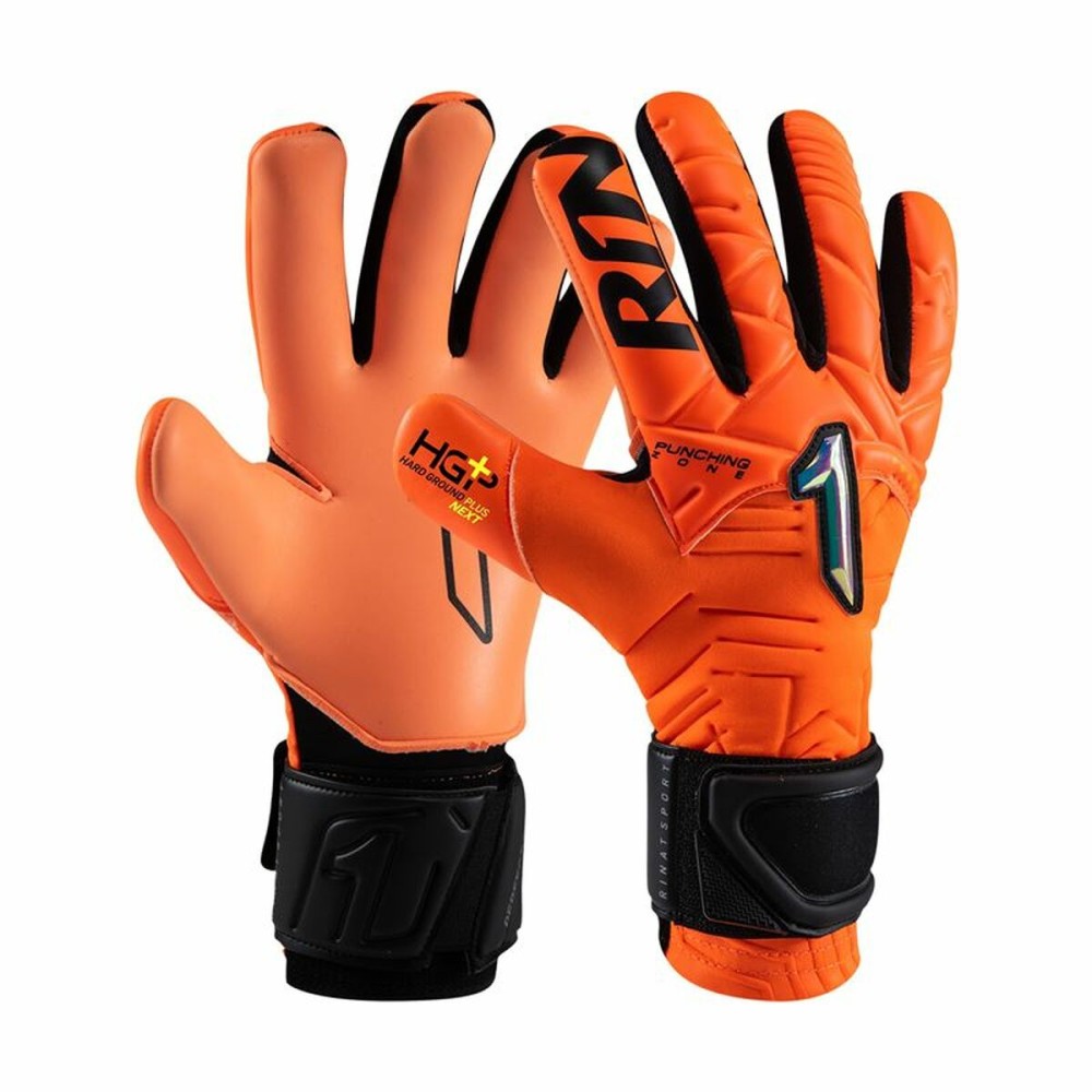 Goalkeeper Gloves Rinat Kratos Turf Dark Orange Adults