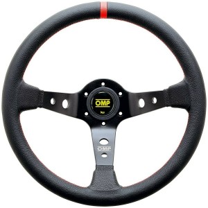 Racing Steering Wheel OMP OD/1956/NR Ø 35 cm Black/Red Red/Black