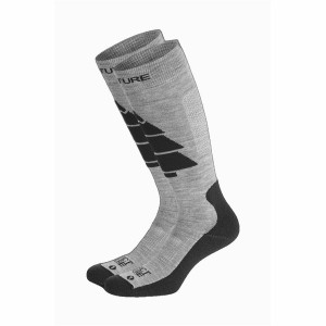 Chaussettes de Sport Picture  Wooling Ski Noir/Gris Gris foncé