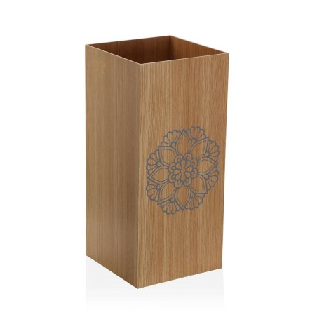 Umbrella stand Versa Mandala Brown MDF Wood (22 x 48 x 22 cm)